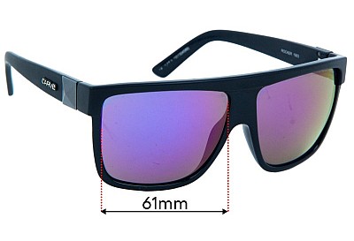 Carve Rocker Replacement Lenses 61mm wide 