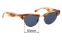 Sunglass Fix Replacement Lenses for Celine CL 40059U - 51mm Wide 
