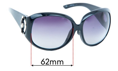 Christian Dior DIOR DESIGN1/F/S Replacement Lenses 62mm wide 