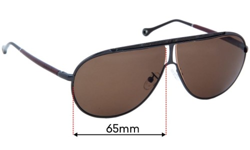 Ermenegildo Zegna SZ 3250V Replacement Lenses 65mm wide 