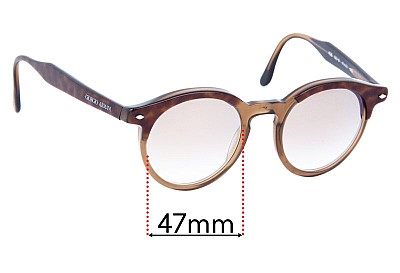 Giorgio Armani 406 Replacement Lenses 47mm wide 