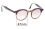 Sunglass Fix Ersatzgläser für Giorgio Armani 406 - 47mm Wide 