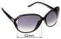 Sunglass Fix Lentes de Repuesto para Gucci GG3525/K/S - 62mm Wide 