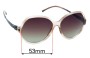 Sunglass Fix Lentes de Repuesto para IC! Berlin Camille - 53mm Wide 
