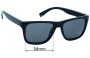 Sunglass Fix Lentilles de Remplacement pour Lacoste L816SP - 54mm Wide 