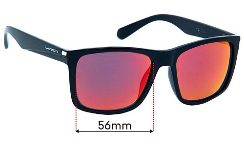 Leech Falcon Replacement Lenses 56mm wide 