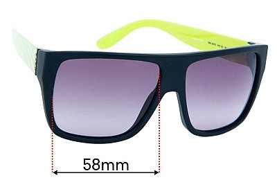 Marc by Marc Jacobs MMJ 287/S Replacement Lenses 58mm wide 