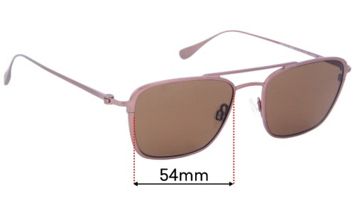 Maui Jim MJ542 Ebb & Flow Lentilles de Remplacement 54mm wide 