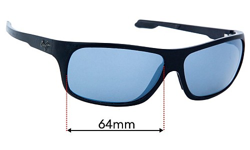 Maui Jim MJ237 Island Time Lentilles de Remplacement 64mm wide 