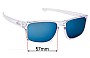 Sunglass Fix Lentilles de Remplacement pour Oakley Sliver OO9269 - 57mm Wide 