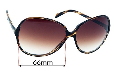 Oliver Peoples OV5167S Donyale Replacement Lenses 66mm wide 