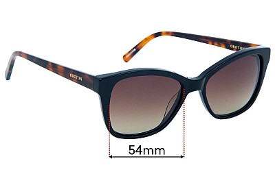 Oroton  Claire 54 Lentes de Repuesto 54mm wide 