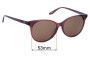 Sunglass Fix Lentilles de Remplacement pour Oroton  Myall - 53mm Wide 