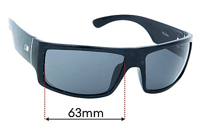 Otis Indie Replacement Lenses 63mm wide 