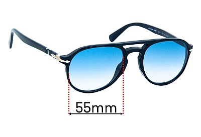 Persol 3235-S Lentilles de Remplacement 55mm wide 