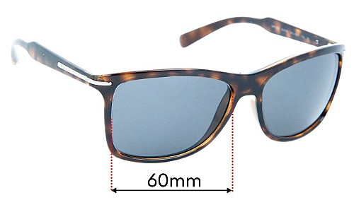 Prada SPR10O & PR10OS Replacement Lenses 60mm wide 
