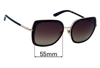 Prada SPR59M Lentilles de Remplacement 55mm wide 