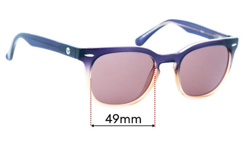 Roxy Sun Rx 14 Replacement Lenses 49mm wide 