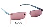 Sunglass Fix Replacement Lenses for Schottinger MOD.1199  - 55mm Wide 