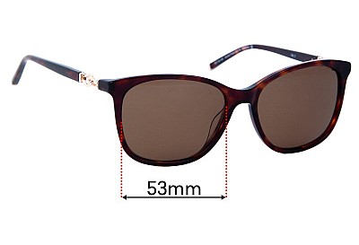 Specsavers Fiona Sun Rx Replacement Lenses 53mm wide 