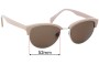 Sunglass Fix Lentes de Repuesto para Specsavers Southport Sun Rx - 52mm Wide 