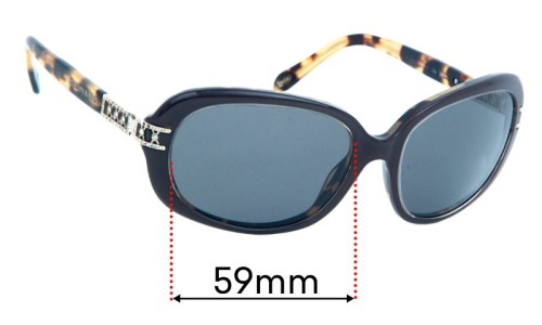 Tiffany & Co TF 4008-B Lentilles de Remplacement 59mm wide 