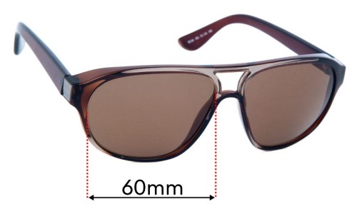 Tod's TO 34 Replacement Lenses 60mm wide 