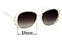 Sunglass Fix Replacement Lenses for Tura Mod-825 - 55mm Wide 