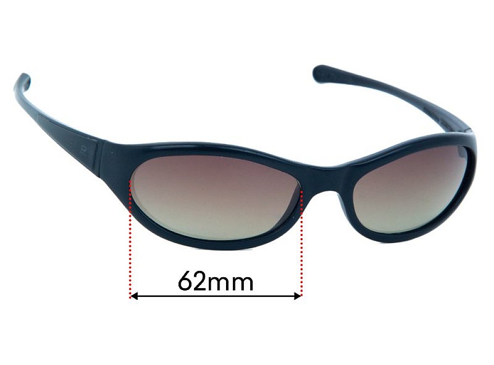 Sunglass Fix Lentes de Repuesto para Vuarnet Pouilloux 003 - 62mm Wide Sunglass Fix Lentes de Repuesto para Vuarnet Pouilloux 003 - 62mm Wide