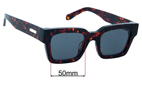 Nuqe Jones Replacement Lenses 50mm wide 