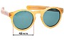 Sunglass Fix Ersatzgläser für P. Johnson C.É.J - 48mm Wide 
