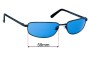 Sunglass Fix Replacement Lenses for Revo 3010 - 59mm Wide 