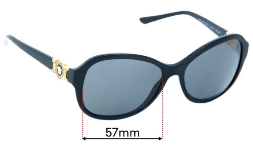 Versace MOD 4262 Lentilles de Remplacement 57mm wide 