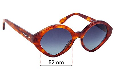 Vogue VO5397 Replacement Lenses 52mm wide 
