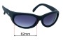 Sunglass Fix Lentes de Repuesto para Vuarnet Pouilloux 021 - 62mm Wide 