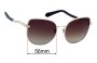 Sunglass Fix Lentes de Repuesto para Bvlgari 6184-B - 56mm Wide 