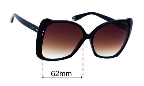 Gucci GG0471S Sunglasses Replacement Lenses 62mm 
