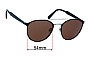 Sunglass Fix Ersatzgläser für Prada SPR62T & PR62TS - 54mm Wide 