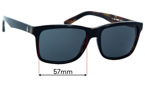 Sunglass Fix Replacement Lenses for Ralph Lauren PH 4098 - 57mm 