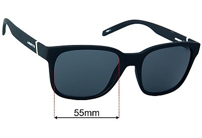 Arnette Surry H AN4320 Lentes de Repuesto 55mm wide 