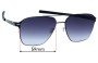 Sunglass Fix Lentes de Repuesto para IC! Berlin Jonathan I. Large - 59mm Wide 
