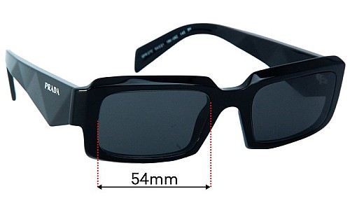 Prada SPR27Z  Replacement Lenses 54mm wide 