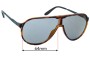 Sunglass Fix Replacement Lenses for Carrera New Champion/L - 64mm Wide 
