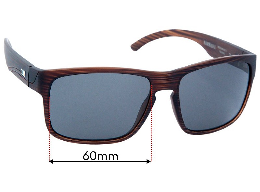 Sunglass Fix Lentilles de Remplacement pour Otis Rambler X - 60mm Wide Sunglass Fix Lentilles de Remplacement pour Otis Rambler X - 60mm Wide