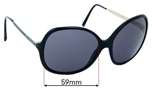 Burberry B 4126 Replacement Lenses 59mm wide 