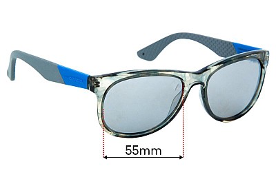 Carrera 5010/S Lentilles de Remplacement 55mm wide 