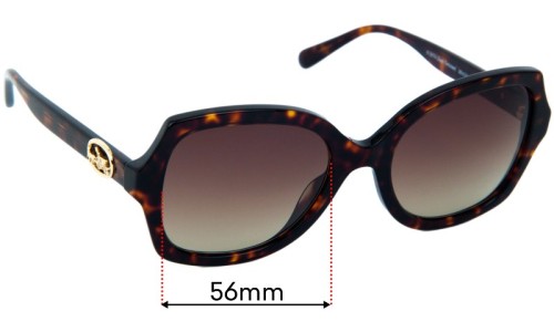 Sunglass Fix Replacement Sunglass Lenses Coach HC 8295 - 56mm 