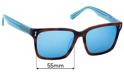 Dragon Legit DR519S Replacement Lenses 55mm wide 