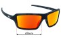 Sunglass Fix Replacement Lenses for Oakley Cables OO9129 - 63mm Wide 