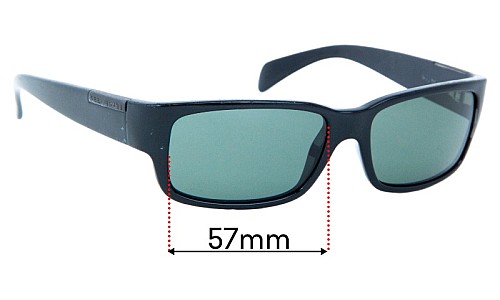 Sunglass Fix Lentilles de Remplacement pour Serengeti Merano - 57mm Wide 